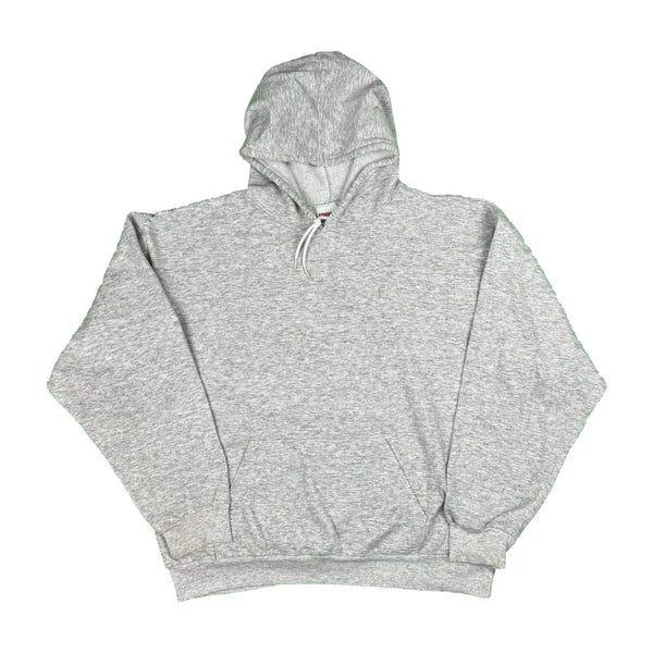 Vintage 90s blank grey hoodie size large