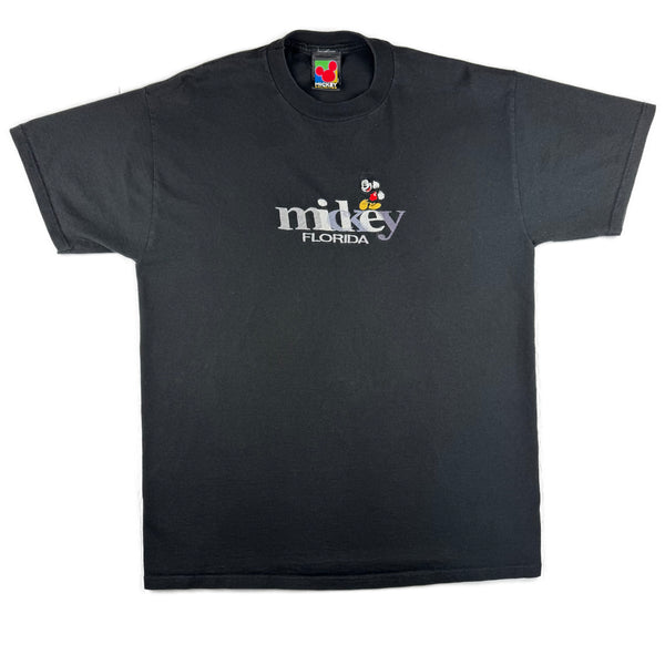 Vintage 90s Disney Mickey embroidered tee size large