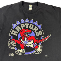 Vintage 90s Toronto Raptors big logo tee size XL