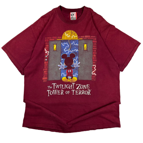 Vintage 90s Disney Twilight Zone Tower of Terror tee size XL