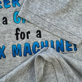 Vintage 90s beer belly humour tee size large