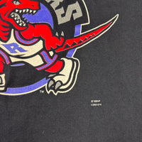 Vintage 90s Toronto Raptors big logo tee size XL