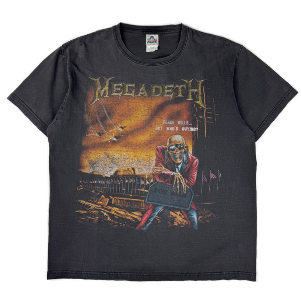 Y2K Megadeth faded tee size large