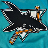 Vintage 90s CCM San Jose Sharks jersey size large