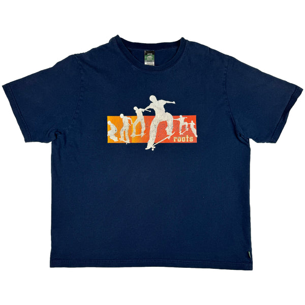 Y2K 2003 Roots skate tee size large