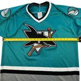 Vintage 90s CCM San Jose Sharks jersey size large