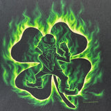 Y2K leprechaun Irish tee size XL