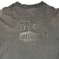 Vintage 80s Harley Davidson Fullerton, California tee size small