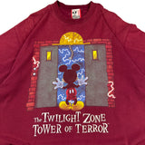 Vintage 90s Disney Twilight Zone Tower of Terror tee size XL