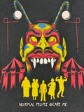 Thrashed Y2K clown “normal people scare me” tee size large