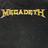 Y2K Megadeth faded tee size large