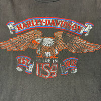 Vintage 80s Harley Davidson Fullerton, California tee size small