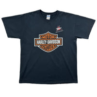 Y2K Harley Davidson logo tee size large