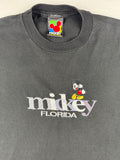 Vintage 90s Disney Mickey embroidered tee size large