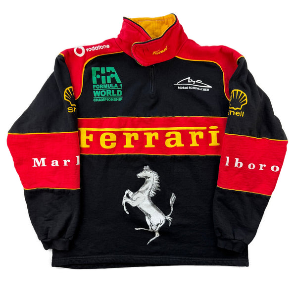 Vintage 90s Ferrari F1 quarter zip sweatshirt size large