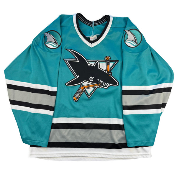 Vintage 90s CCM San Jose Sharks jersey size large