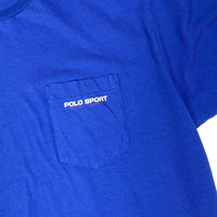 Vintage Polo Sport pocket tee size large
