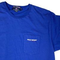 Vintage Polo Sport pocket tee size large
