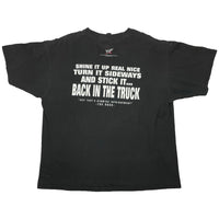 Vintage 2002 thrashed WWF The Rock tee size XL